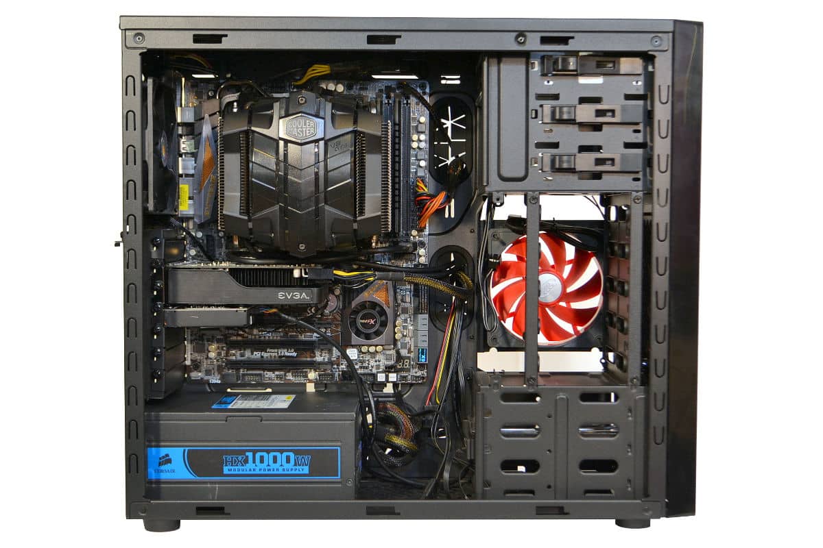 N600 full view open mobo side