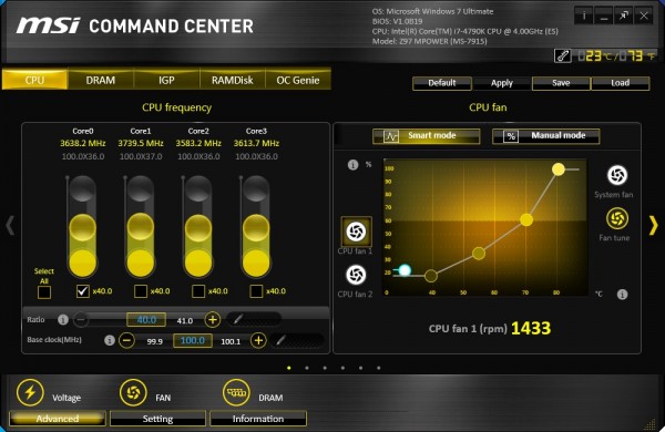 MSI Command Center