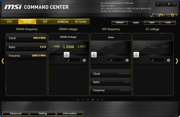 MSI Command Center