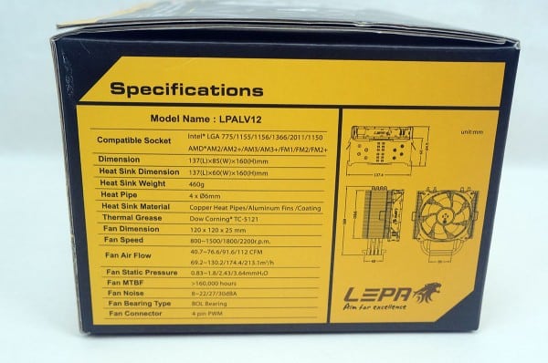LEPA LV12 CPU Cooler