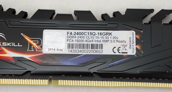 G.Skill Ripjaws4 DDR4-2400 16GB Memory Kit