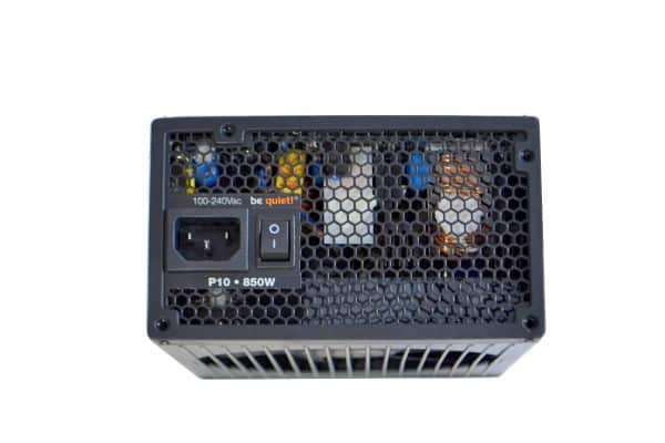 Dark Power Pro 10 850W Back of PSU