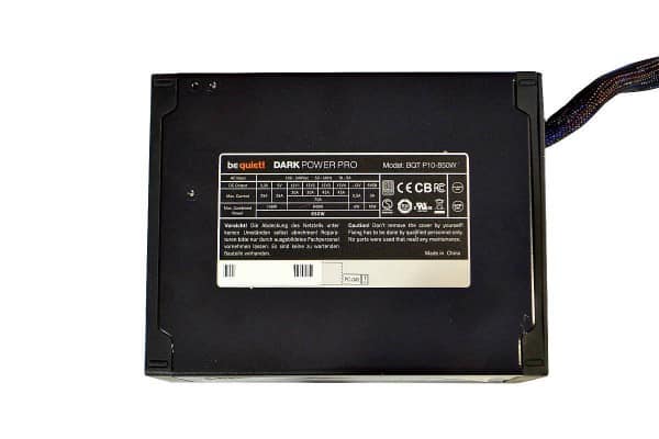 Dark Power Pro 10 850W Bottom of PSU