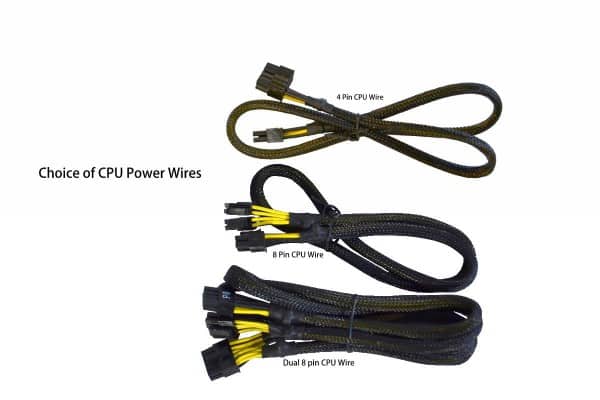 Dark Power Pro 10 850W wires CPU P8