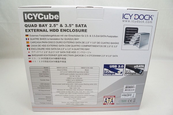 ICY DOCK ICYCube MB561U3S-4S