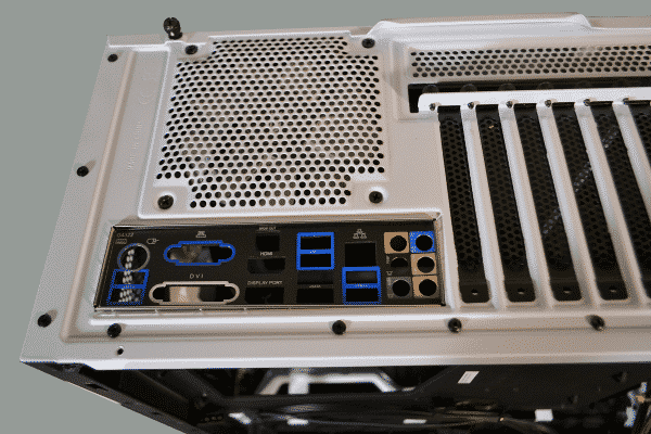 inserting backplate