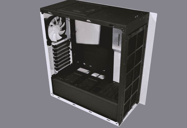 front and side panel removed