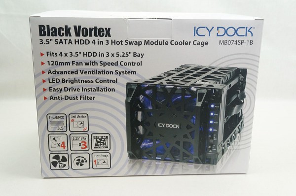 Icy Dock Black Vortex Hot Swap Module