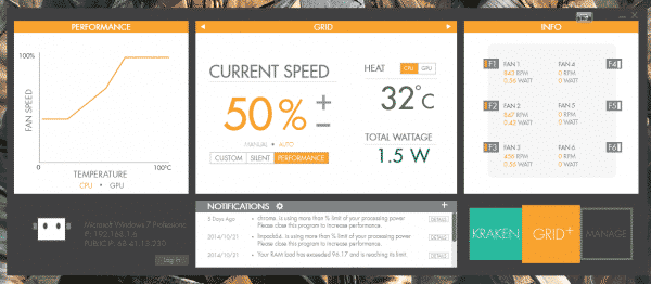NZXT GRID+ Software