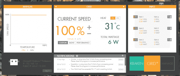 NZXT GRID+ Software
