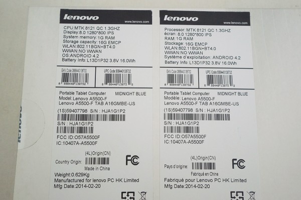 Lenovo Tab A8