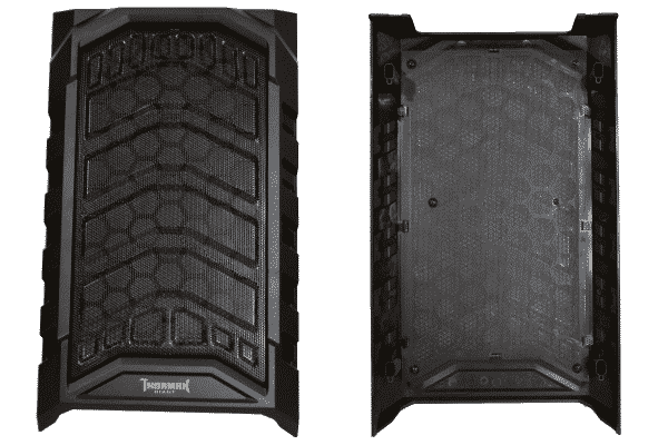 inside and out of top cover