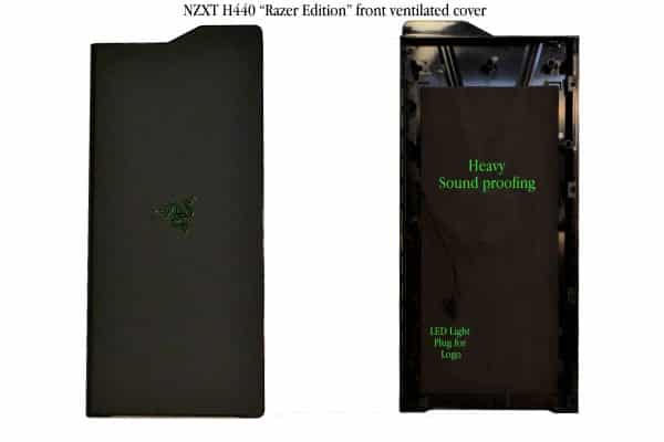 Front panel cover
