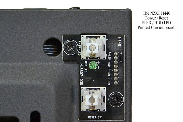 Power button PC board