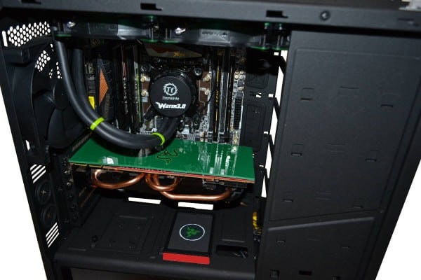 Small SSD on shelf