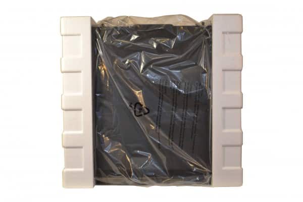 Styro mounted plastic covered