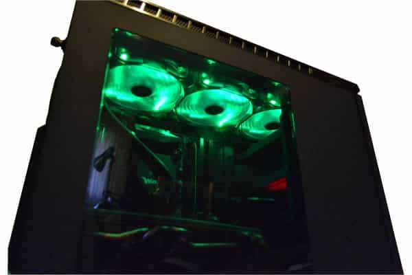 Lighted fans optional