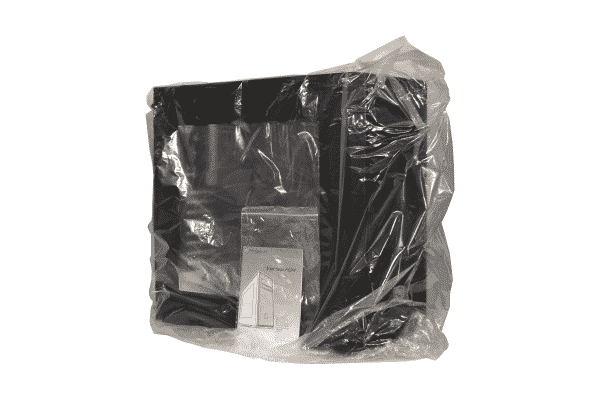 Plastic covered