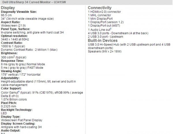 dell-u3415w-specs