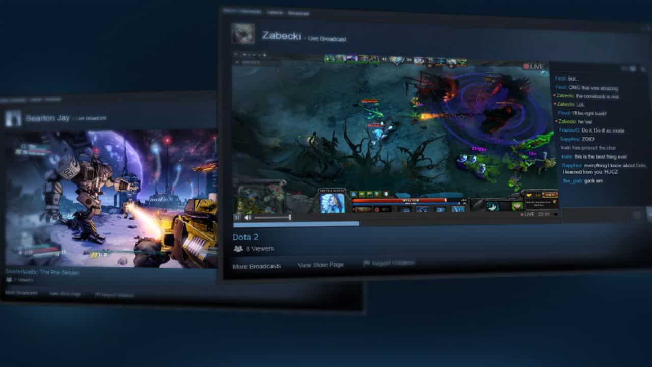 steam broadcasting