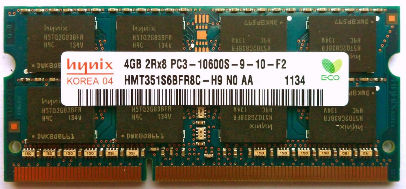 4GB DDR3 SO DIMM