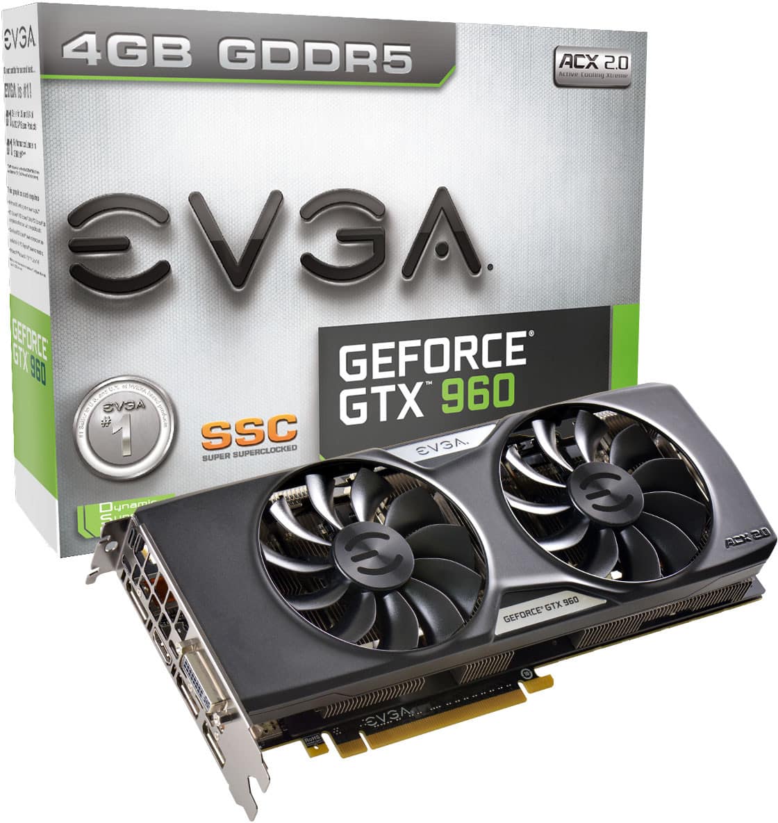 EVGA GeForce GTX 960 SSC 4GB