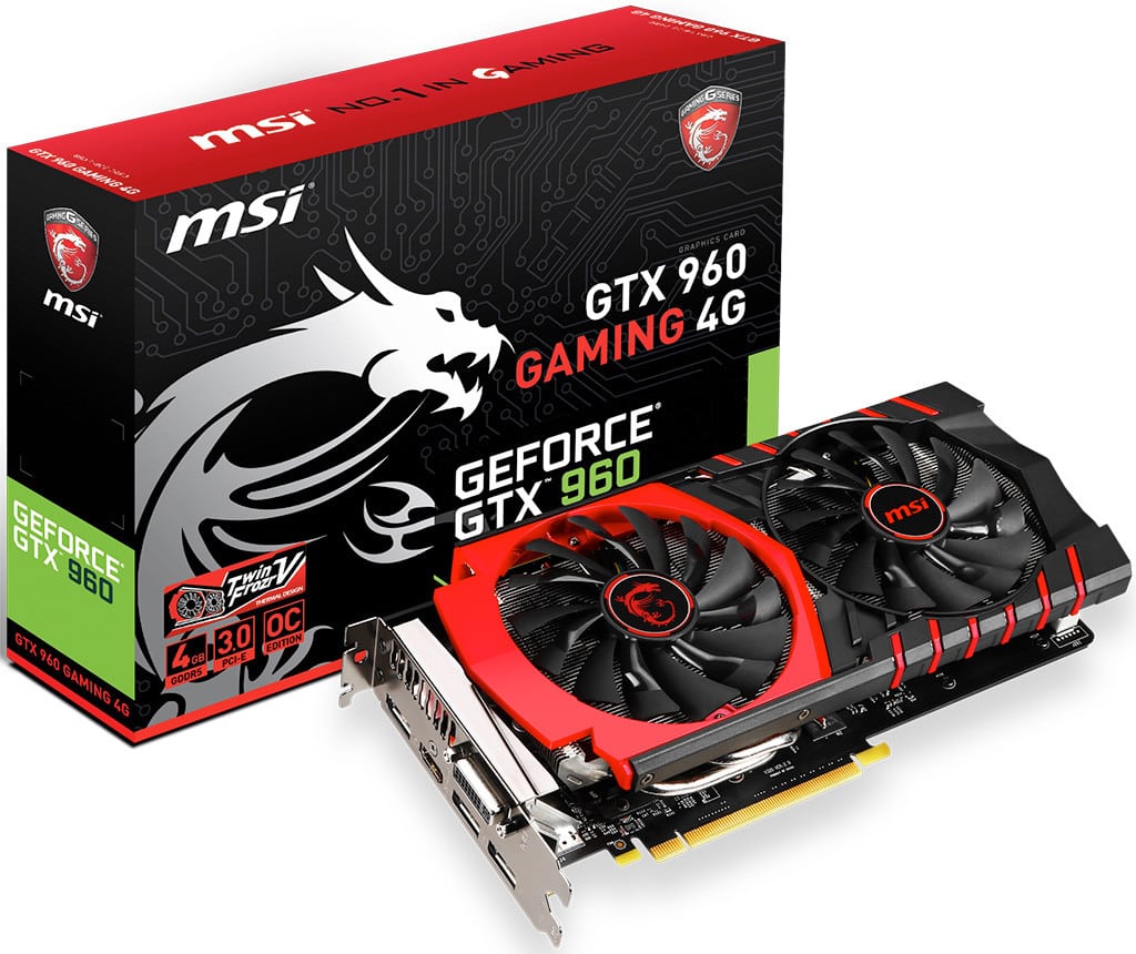 MSI GeForce GTX 960 Gaming 4GB