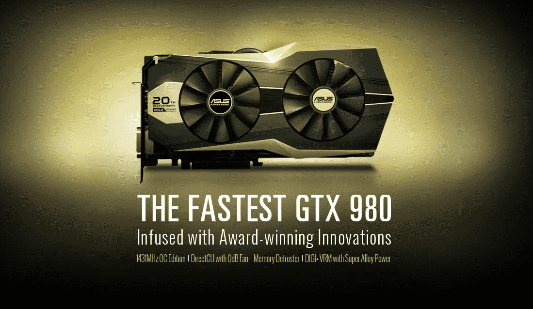 ASUS GTX 980 20th Anniversary Gold Edition