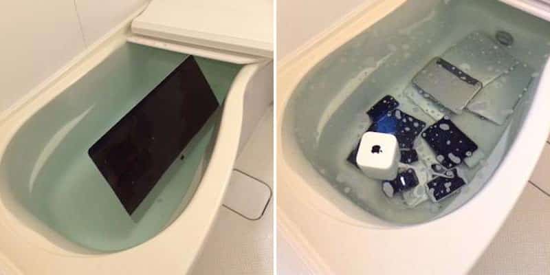 apple cheating bathtub