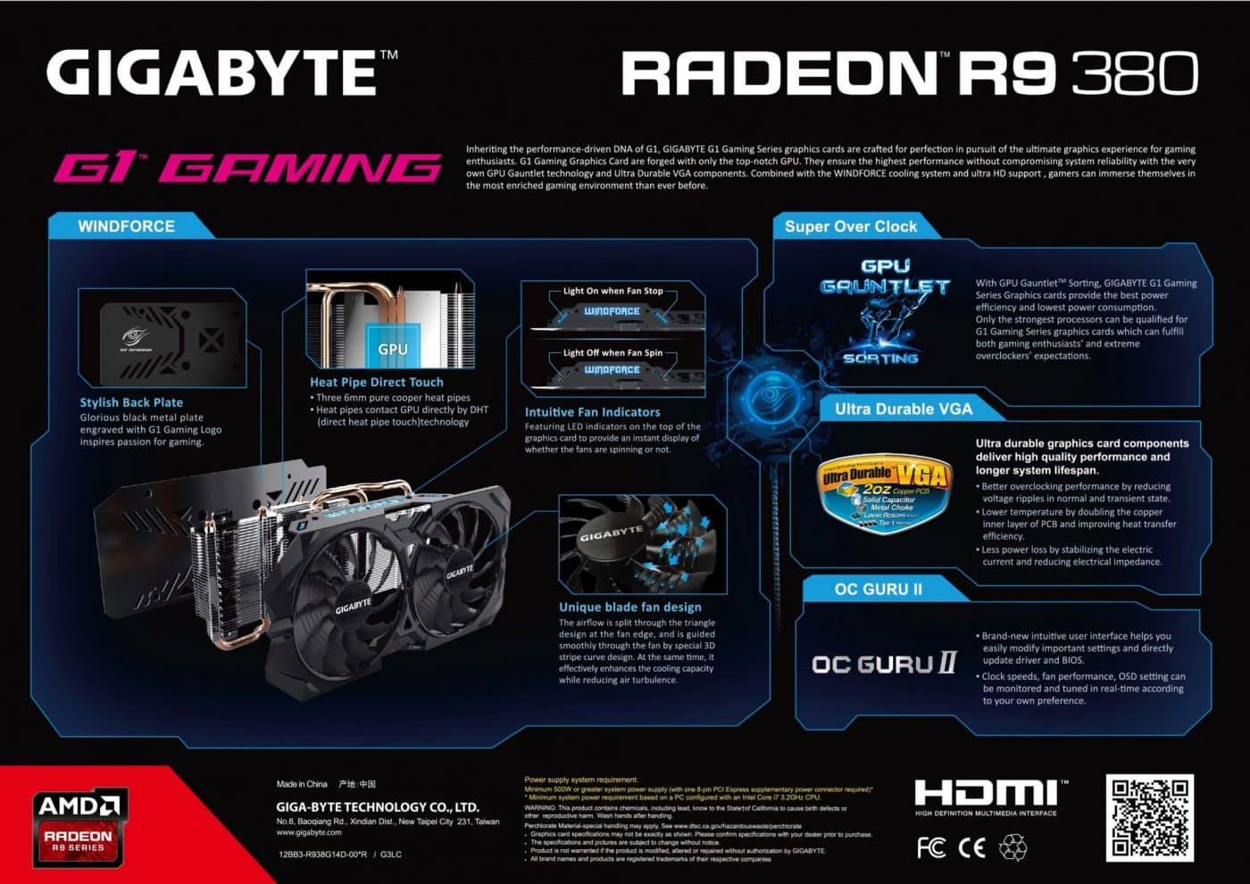 Gigabyte Radeon R9 380 G1 GAMING