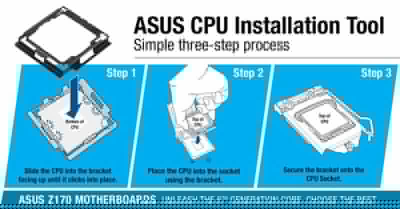 Asus 3step cpu install