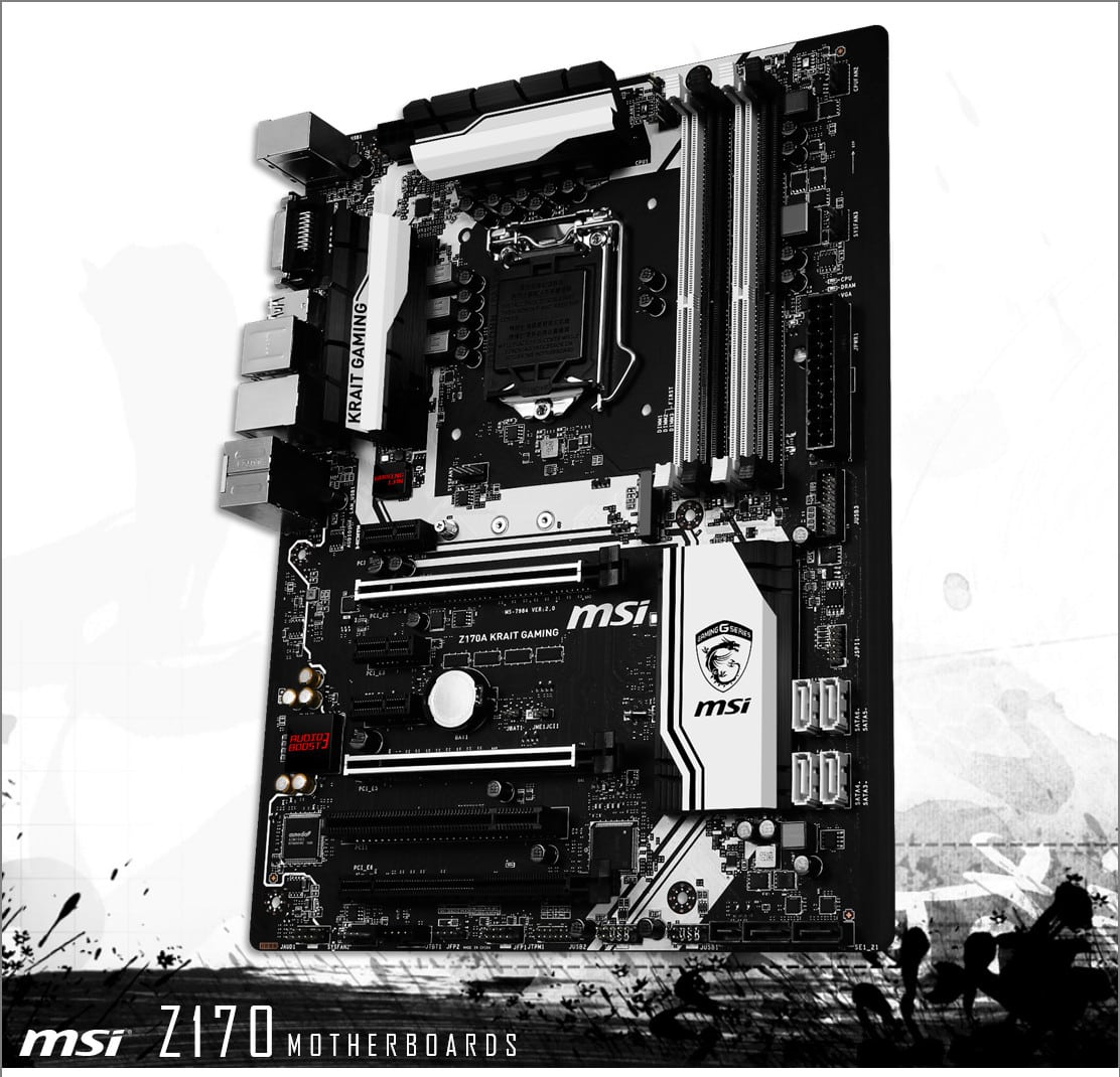 MSI Z170 Krait Gaming Motherboard