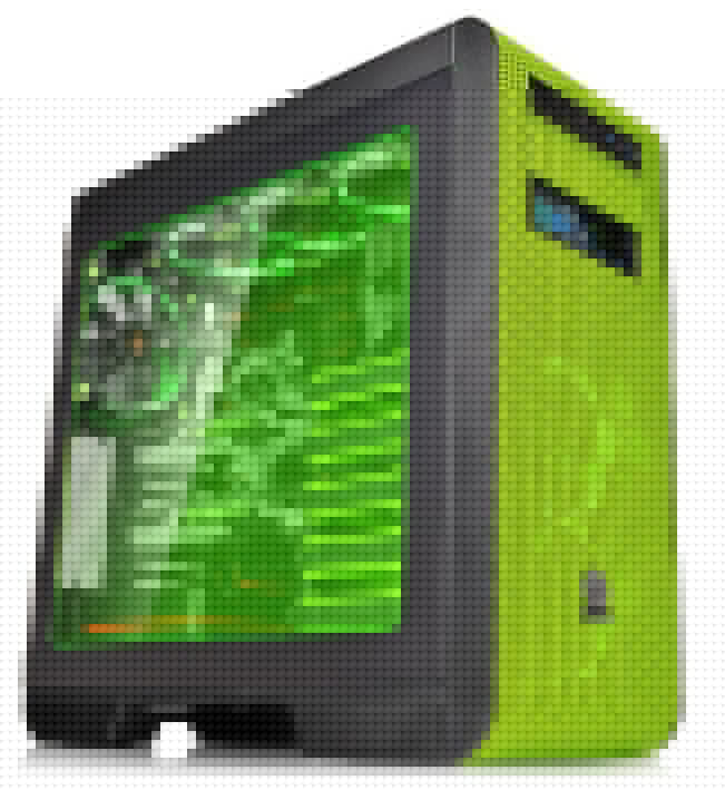 Thermaltake Core V51 Riing Edition Window Green PC Chassis