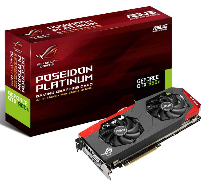 ASUS GeForce GTX 980 Ti Poseidon Platinum Graphics Card