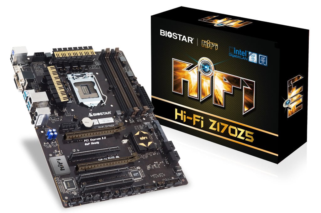 BIOSTAR Hi-Fi Z170Z5 Combo Motherboard