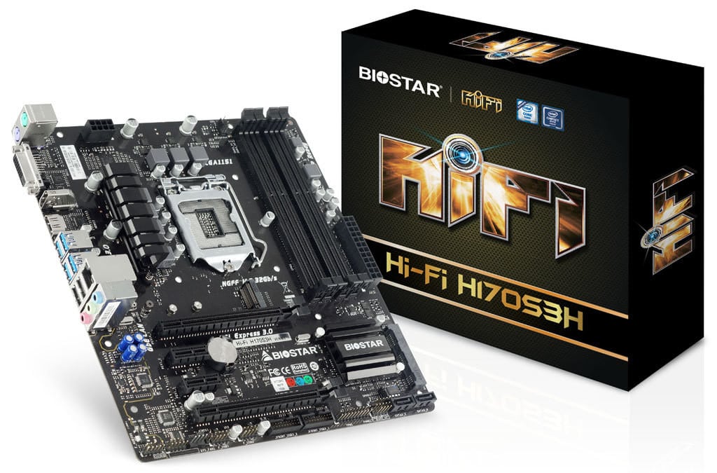 BIOSTAR Hi-Fi H170S3H Motherboard