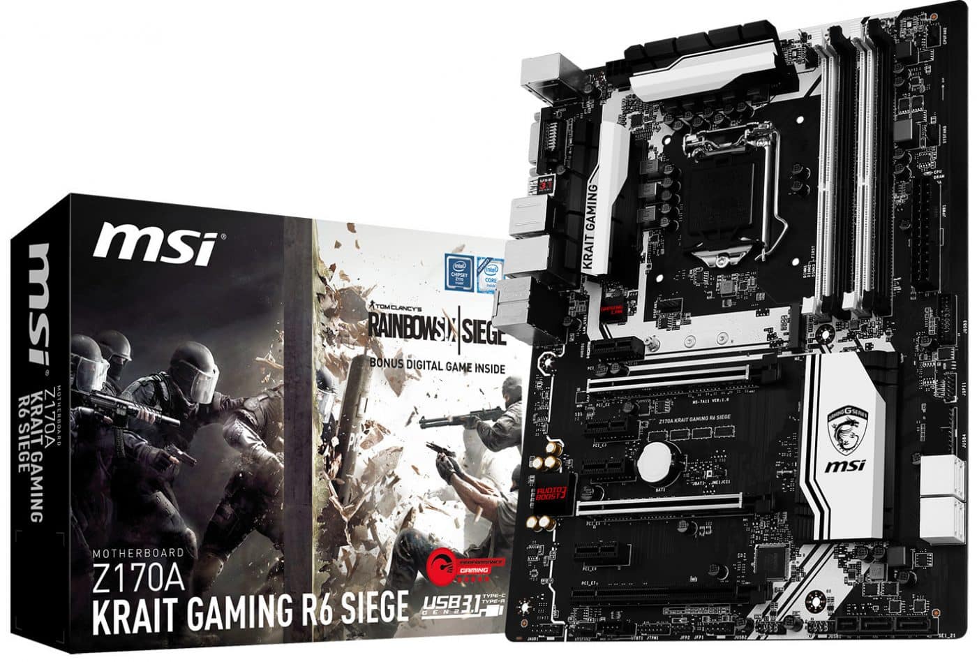 MSI Z170A KRAIT Gaming R6 Siege