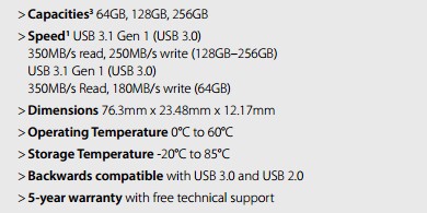 specifications