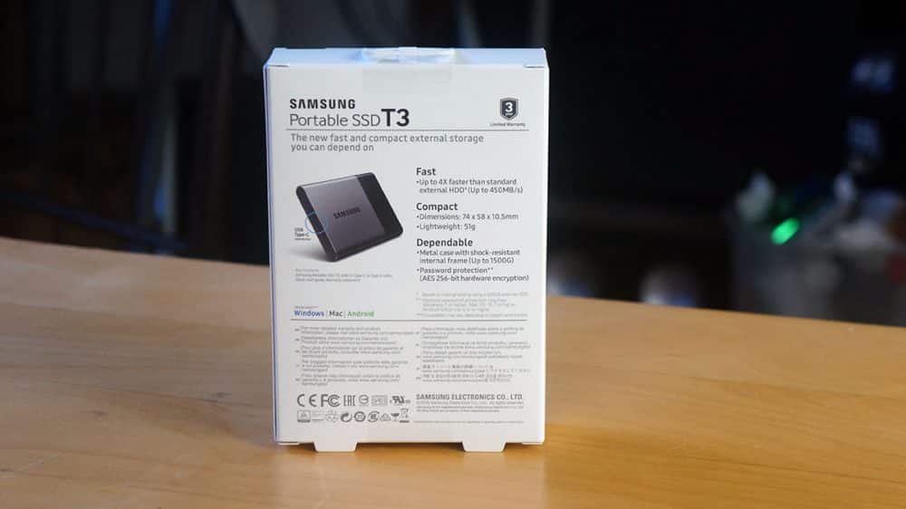 Samsung Portable SSD T3