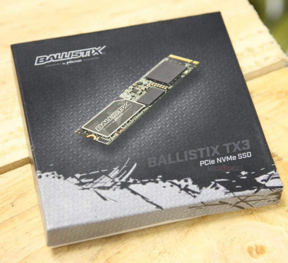 Crucial Ballistix TX3 PCIe NVMe M.2 SSD