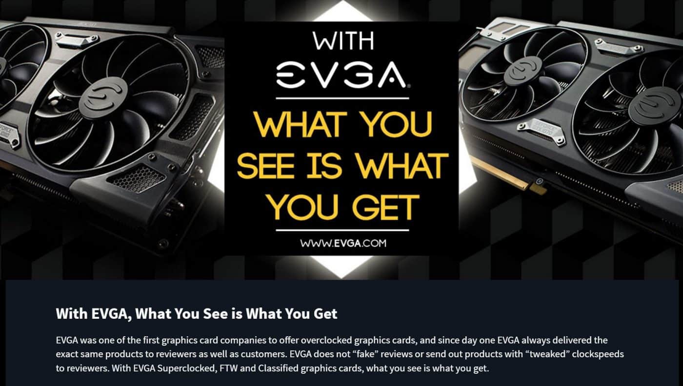 evga what you see