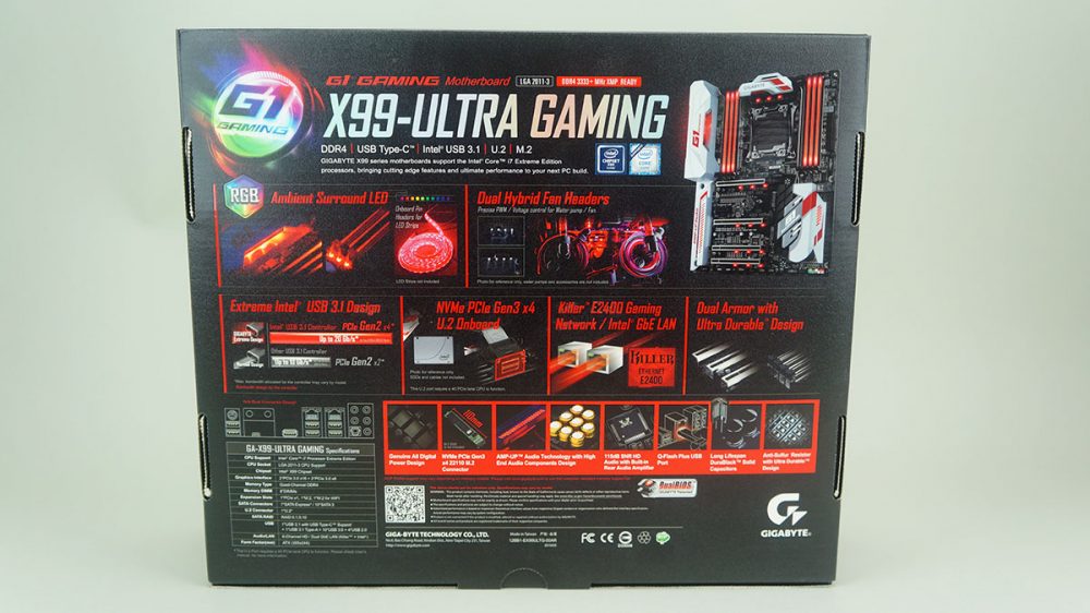 Gigabyte X99-Ultra Gaming Motherboard