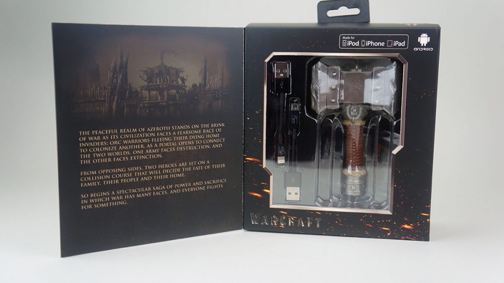 Warcraft Doomhammer Charging Cord