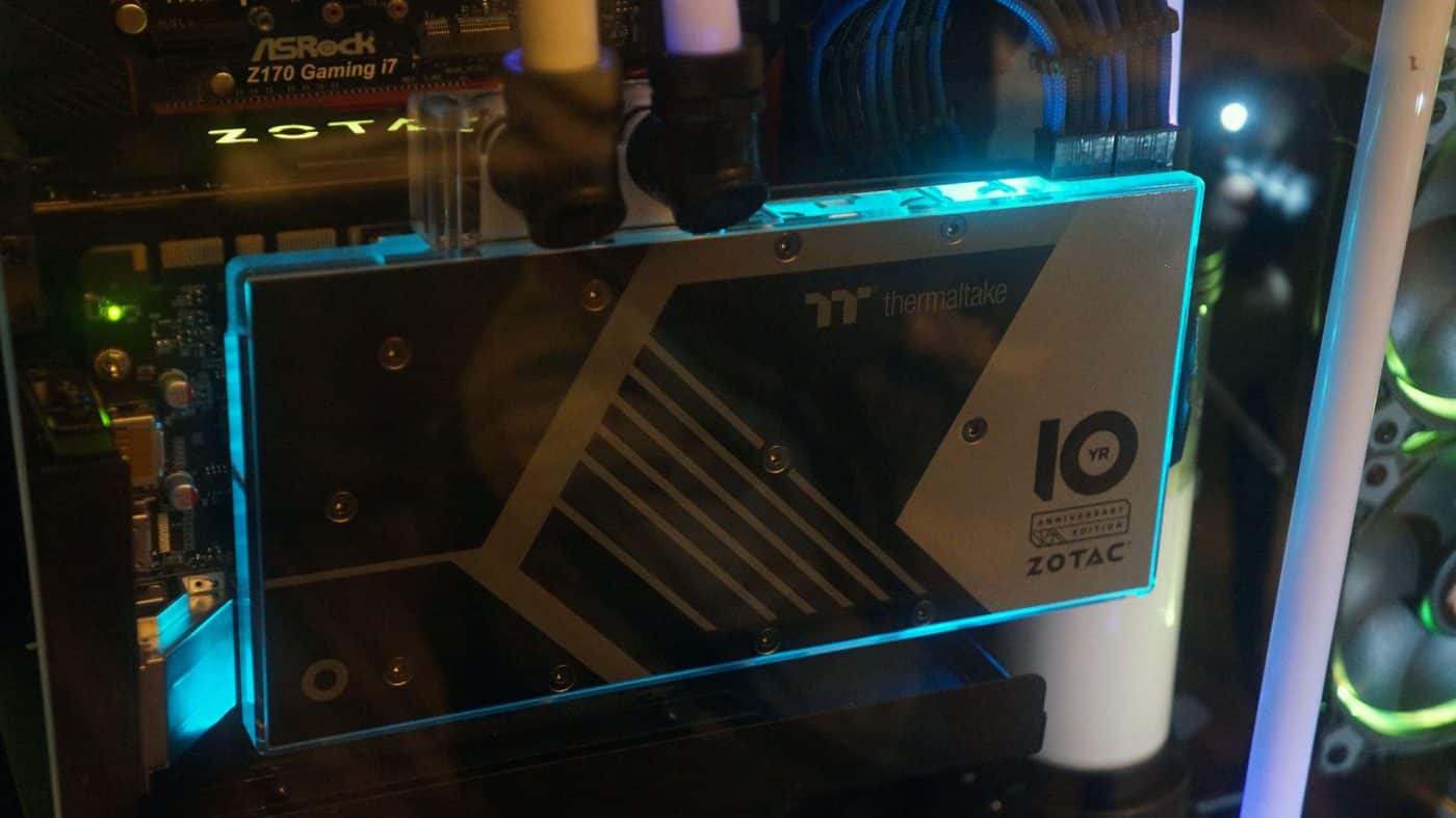 GeForce GTX 1080 ArcticStorm Thermaltake 10 Year Anniversary Edition