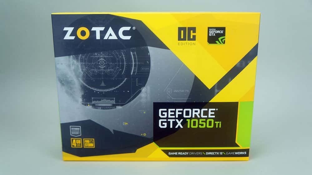 Zotac GeForce GTX 1050 Ti OC Edition Graphics Card