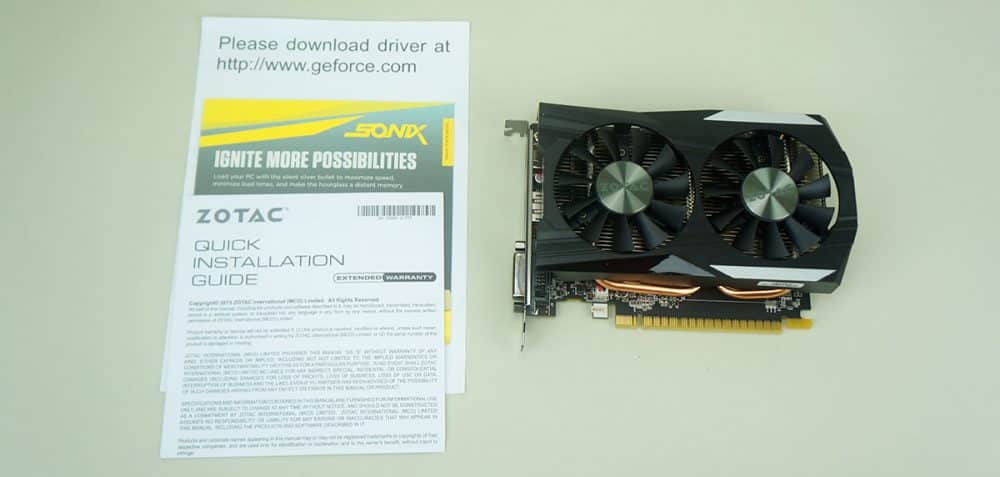 Zotac GeForce GTX 1050 Ti OC Edition Graphics Card