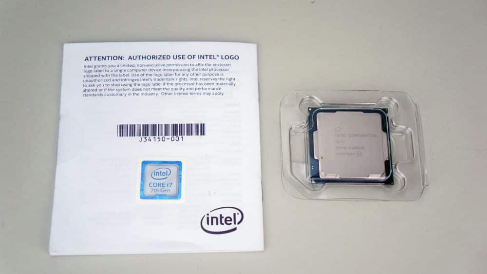 Intel Core i7-7700K "Kaby Lake" Processor