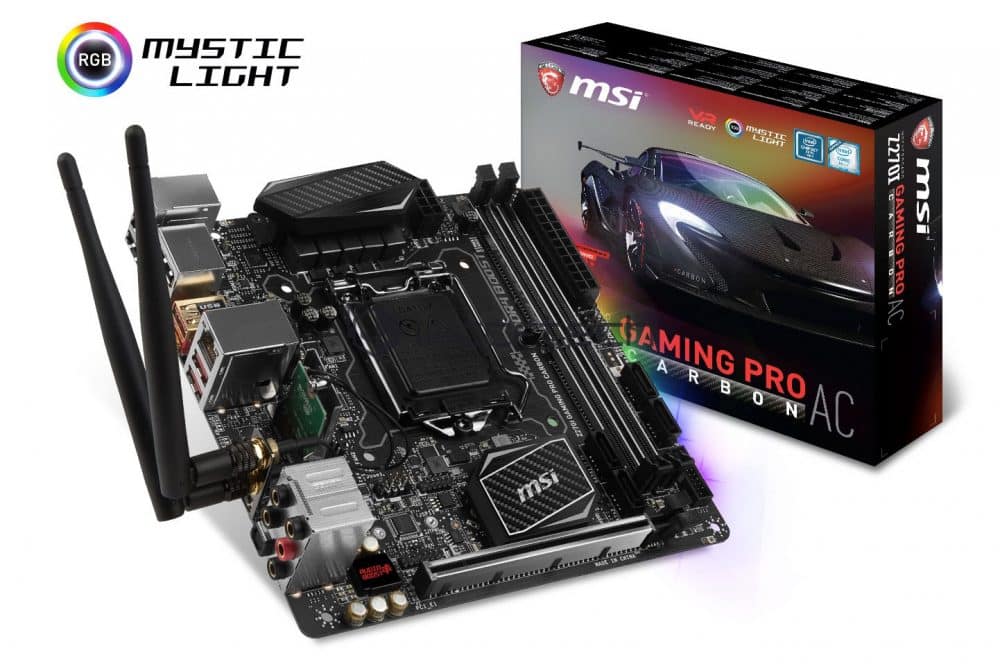 MSI Z270I Gaming Pro Carbon AC Motherboard
