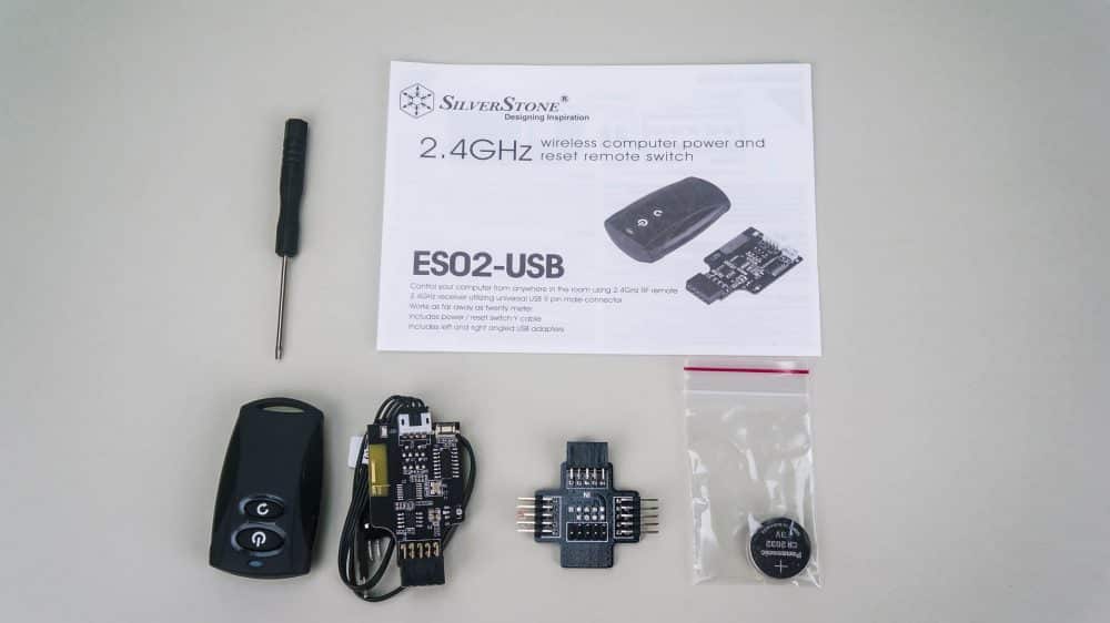 SilverStone ES02-USB PC Remote Switch Kit