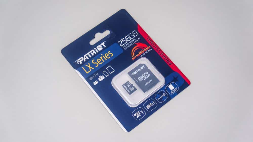 Patriot LX Series 256GB MicroSD Card